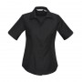 Biz Collection Ladies Preston Short Sleeve Shirt -s312ls_preston-ladies-ss-shirt_black_725