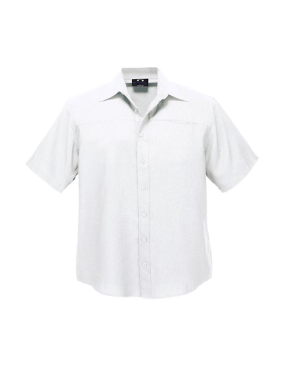 Biz Collection Mens Plain Oasis Short Sleeve Shirt