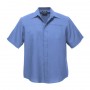 Biz Collection Mens Plain Oasis Short Sleeve Shirt-sh3603_6d_mid_blue_725