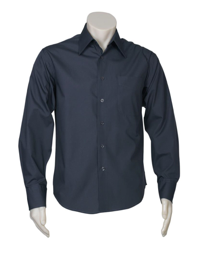 Biz Collection Mens Metro Long Sleeve Shirt