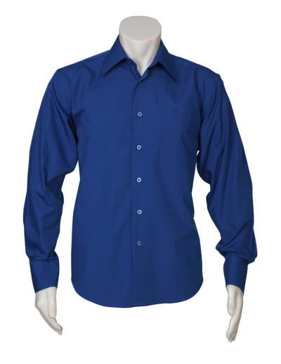Biz Collection Mens Metro Long Sleeve Shirt