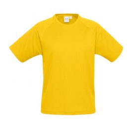 The Biz Collection Kids Sprint Tee is made from Biz Cool 100% breathable polyester.  9 colours.  4 - 16.  Great branded apparel & Biz Collection Tees.