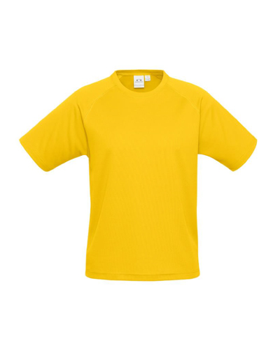 The Biz Collection Kids Sprint Tee is made from Biz Cool 100% breathable polyester.  9 colours.  4 - 16.  Great branded apparel & Biz Collection Tees.