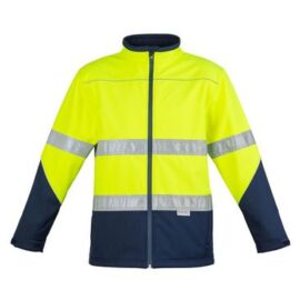 The Syzmik Unisex Hi Vis Taped Soft Shell Jacket is a 100% polyester jacket.  Waterproof to 5000mm and breathable.  2 colours.  Great branded hi vis jackets.