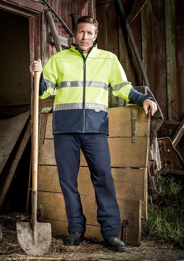 zj353 Syzmik Unisex Hi Vis Taped Soft Shell Jacket - Promotrenz The Syzmik Unisex Hi Vis Taped Soft Shell Jacket is a 100% polyester jacket. Waterproof to 5000mm and breathable. 2 colours. Great branded hi vis jackets.