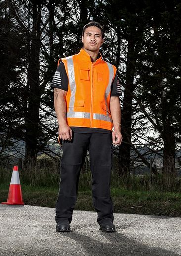 zj356 Syzmik TTMC-W Fleece Lined Vest The Syzmik TTMC-W Fleece Lined Vest is a fleece lined vest with retroreflective tape. Orange. S - 7XL. Great branded TTMC-W compliant workwear.