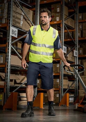 zv999 Syzmik Unisex Hi Vis Basic Vest The Syzmik Unisex Hi Vis Basic Vest is a 100% polyester vest with retroreflective 3M tape. Quick release. XS - 7XL. Orange & Yellow available.