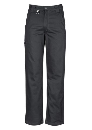The Syzmik Mens Plain Utility Pant is a 100% 280gsm midweight cotton drill pant. Navy, Charcoal and Black. Great tradewear pants from Syzmik.