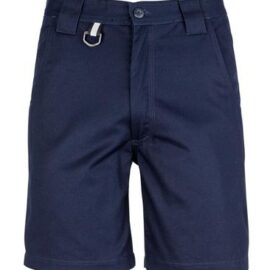 The Syzmik Mens Plain Utility Short is a 280gsm cotton drill pant.  Navy, Charcoal or Black.  72R - 132R.  Great Syzmik workwear shorts.