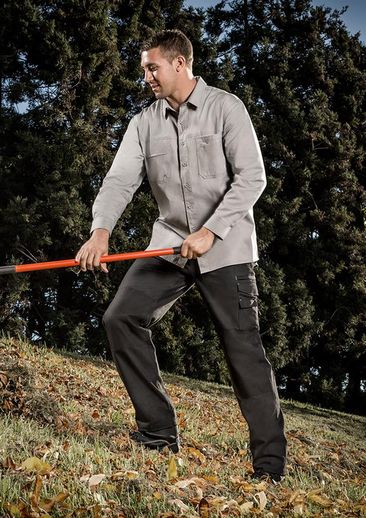 zw121 Syzmik Mens Lightweight Tradie Shirt The Syzmik Mens Light Weight Tradie Shirt - Long Sleeve is a 145gsm light weight cotton twill shirt. 4 colours. Great Syzmik lightweight workwear shirts.