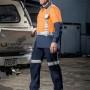 The Syzmik Mens Hi Vis Spliced Industrial Shirt is a 170gsm cotton twill shirt.  Shoulder taped.  S - 7XL.  Great Syzmik branded hi vis workwear.