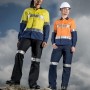 The Syzmik Womens Taped Utility Pant is a 280gsm midweight cotton drill pant with retroreflective tape.  Navy or Black.  Great Syzmik workwear.