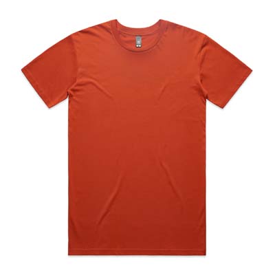 The AS Colour Staple Tee is a 180GSM, 100% cotton mens tee. Available in over 70 colours. Sizes S - 3XL. Great branded printed AS Colour mens tees.