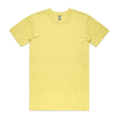 The AS Colour Staple Tee is a 180GSM, 100% cotton mens tee. Available in over 70 colours. Sizes S - 3XL. Great branded printed AS Colour mens tees.