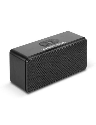 The Trends Collection Quantum Bluetooth Speaker is a luxury bluetooth speaker.  In Silver or Black.  Various branding options.  Great branded corporate gift.