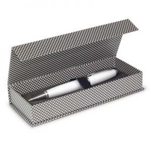 The Trends Exocet 4GB Flash Drive Pen is a twist action, brass multifunction pen.  Great corporate gift.  In Black or White.  Black Ink.