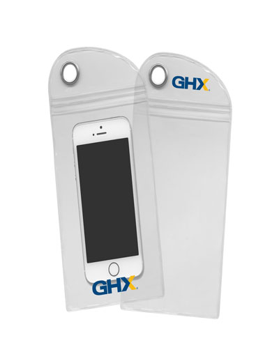 The Trends Collection Smart Phone Pouch protects smart phones from the elements.  Branding top & bottom.  Great branded promotional summer product.