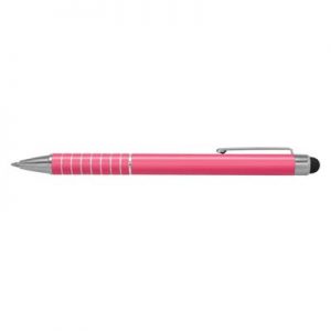 The Trends Touch Stylus Pen is a twist action aluminium ball pen with stylus. 12 colours available. Great branded promotional stylus pen product.