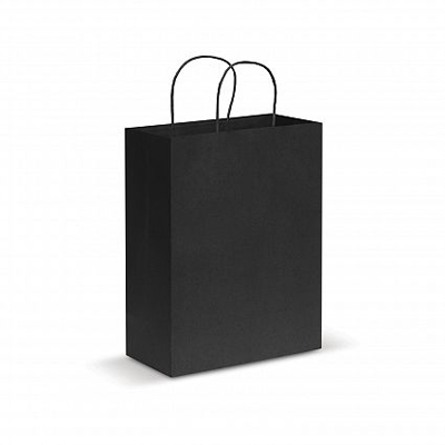 The Trends Collection Large Paper Carry Bag is a large carry bag made from 160gsm paper.  Available in Natural, White & Black.  Great branded promotional retail bag product.