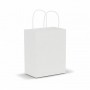107586 Trends Collection Medium Paper Carry Bag White