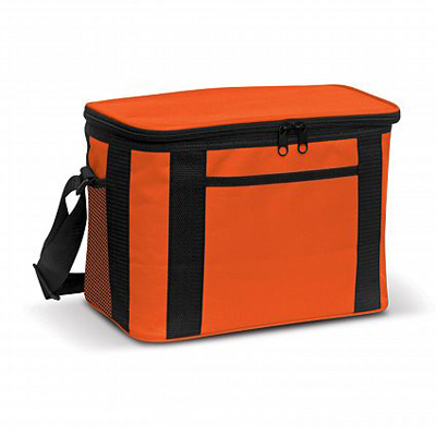 The Trends Collection Tundra Cooler Bag is a rugged medium size cooler bag.  External pockets.  In 7 colours.  Great branded corporate or event gift.