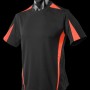 1204 Aussie Pacific Mens Eureka Tee – Black/Orange