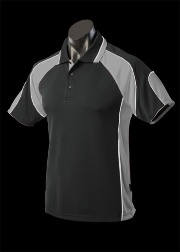 The Aussie Pacific Mens Murray Polo Shirt is made from 100% Driwear polyester moisture removal fabric. 14 colours. Great branded polos & sportswear.
