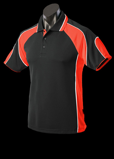 The Aussie Pacific Mens Murray Polo Shirt is made from 100% Driwear polyester moisture removal fabric. 14 colours. Great branded polos & sportswear.