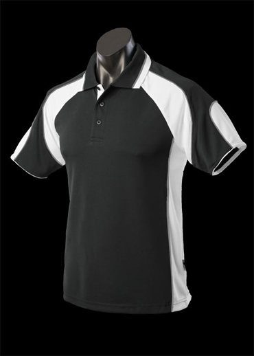 The Aussie Pacific Mens Murray Polo Shirt is made from 100% Driwear polyester moisture removal fabric. 14 colours. Great branded polos & sportswear.
