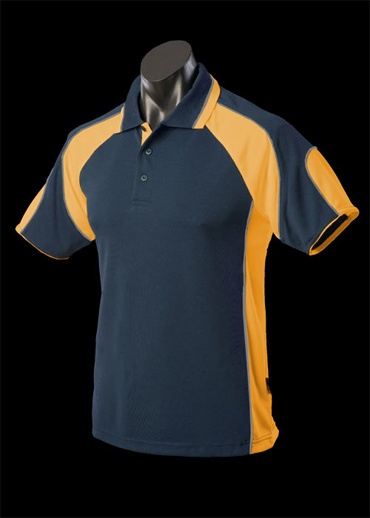 The Aussie Pacific Mens Murray Polo Shirt is made from 100% Driwear polyester moisture removal fabric. 14 colours. Great branded polos & sportswear.