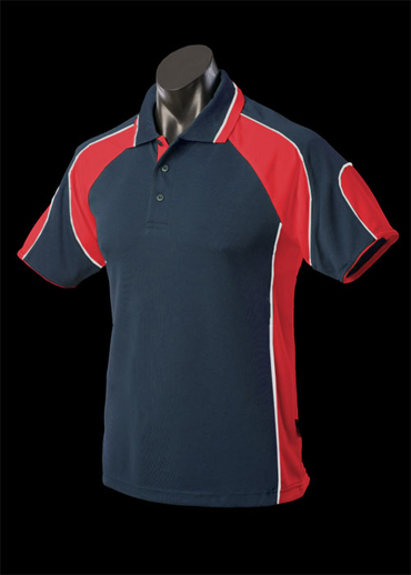 The Aussie Pacific Mens Murray Polo Shirt is made from 100% Driwear polyester moisture removal fabric. 14 colours. Great branded polos & sportswear.