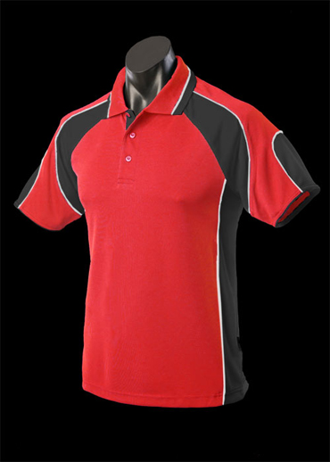 The Aussie Pacific Mens Murray Polo Shirt is made from 100% Driwear polyester moisture removal fabric. 14 colours. Great branded polos & sportswear.