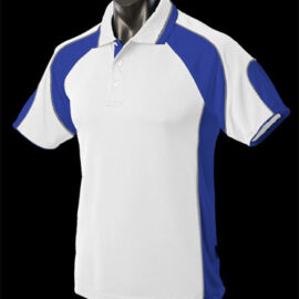 The Aussie Pacific Mens Murray Polo Shirt is made from 100% Driwear polyester moisture removal fabric.  14 colours.  Great branded polos & sportswear.