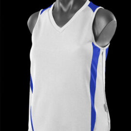 The Aussie Pacific Ladies Eureka Singlet is made from 100% driwear polyester moisture removal material.  16 colours.  Great branded singlets & sportswear.