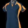 2300 Aussie Pacific Ladies Murray Polo – Navy/Gold