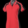 2300 Aussie Pacific Ladies Murray Polo – Red/Black