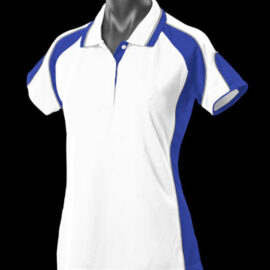 The Aussie Pacific Ladies Murray Polo shirts are made from 100% driwear polyester moisture removal material.  In 14 colours.  Great branded polos & sportswear.