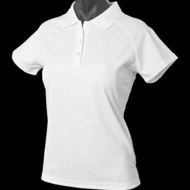 The Aussie Pacific Ladies Keira Polo is made from Driwear 180gm 80% polyester & 20% cotton, moisture removal fabric.  5 colours.  Great branded polos & sportswear.