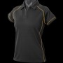 2310 Aussie Pacific Ladies Endeavour Polo – Black/Gold