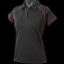 2310 Aussie Pacific Ladies Endeavour Polo – Black/Red
