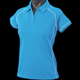 The Aussie Pacific Ladies Endeavour Polo Shirt is made from 100% Driwear polyester moisture removal fabric.  19 colours.  Great branded polos & sportswear.
