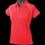 2310 Aussie Pacific Ladies Endeavour Polo – Red/White