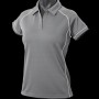2310 Aussie Pacific Ladies Endeavour Polo – Silver/White