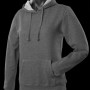2502 Aussie Pacific Ladies Hotham Hoodies Charcoal Grey Marle