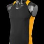 3101 Aussie Pacific Kids Premier Singlet – Black/Gold