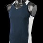 3101 Aussie Pacific Kids Premier Singlet – Navy/White