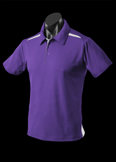 The Aussie Pacific Kids Paterson Polo Shirt is made from Driwear polyester & cotton moisture removal fabric. 9 colours. Great branded contrast polos & sportswear.
