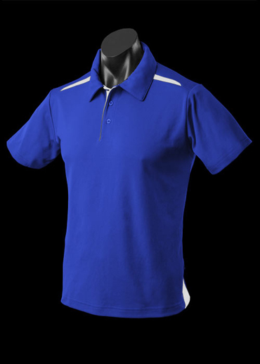 The Aussie Pacific Kids Paterson Polo Shirt is made from Driwear polyester & cotton moisture removal fabric. 9 colours. Great branded contrast polos & sportswear.