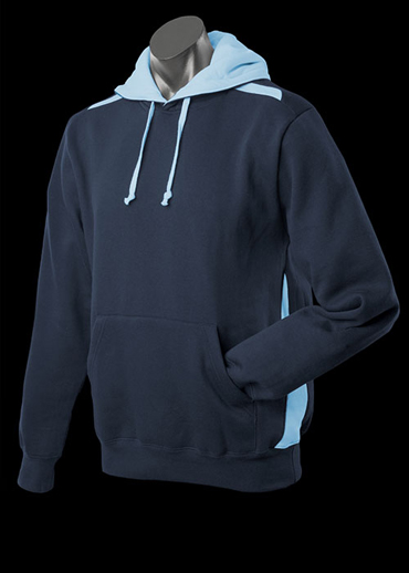 The Aussie Pacific Kids Paterson Hoodies offer a contrast edge stitch hood line.  50/50 cotton poly blend.  300gsm.  10 colours.  Great branded hoodies & sportswear.