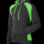 3509 Aussie Pacific Kids Huxley Hoodies – Black/Kawa Green/White